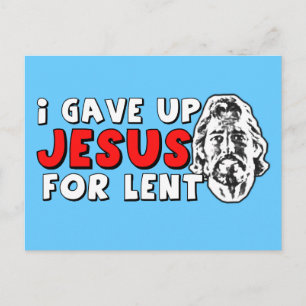 Ateist lent vykort
