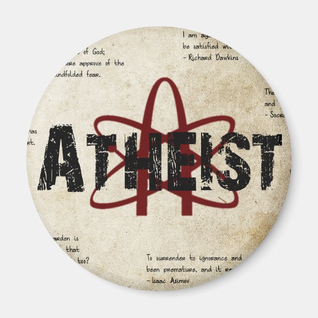 Ateist Magnet (Framsidan)