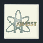 Ateist (officiell American ateist symbol) Magnet<br><div class="desc">Utgångspunkten för denna utformning är att använda den amerikanska symbolen för ateism som amerikanska ateister erbjuder. Ord "ateist" säger det öppet. Bakgrunden till färg kan ändras! Gå till Anpassa > Redigera > Bakgrund</div>