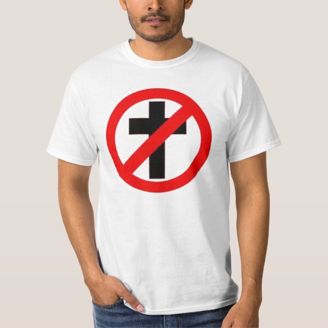 AteistAnti-Religion T-tröja Tröja (Framsida)