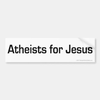 Ateister för den Jesus bildekalet Bildekal