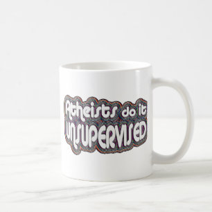 Ateister gör det som är unsupervised kaffemugg