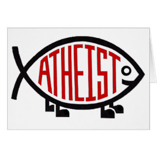 Ateistfisk Hälsningskort