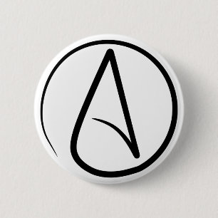 Ateistisk symbol knapp