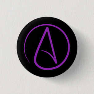 Ateistisk symbol: lila på svart knapp