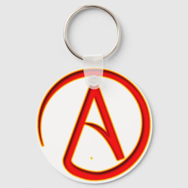 Ateistisk symbol nyckelring (Framsida)