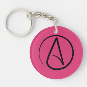 Ateistisk symbol: svart på fuchsia