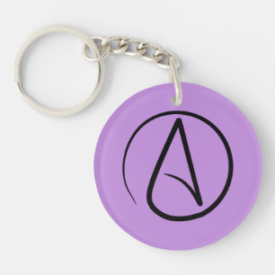 Ateistisk symbol: svart på lilak