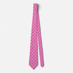 Ateistisk symbol: svart på ljus rosa slips