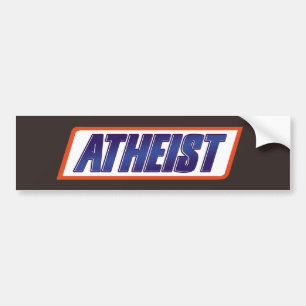 Ateistisk teism Parody Bildekal