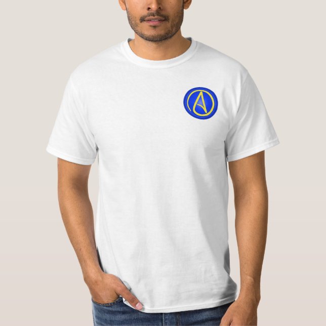 Ateistlogotyp Tee Shirt (Framsida)