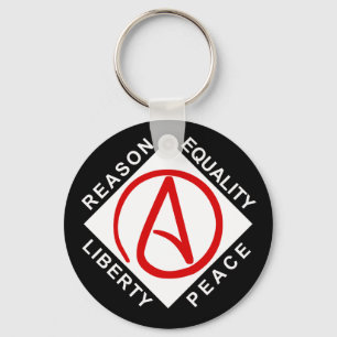Ateistlogotypkeychain Nyckelring