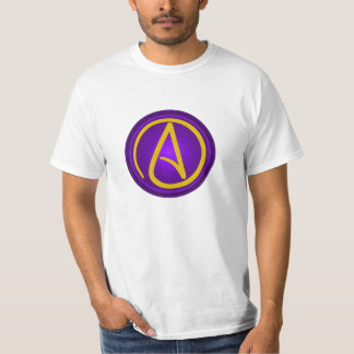 Ateistlogotypmanar skjorta tee