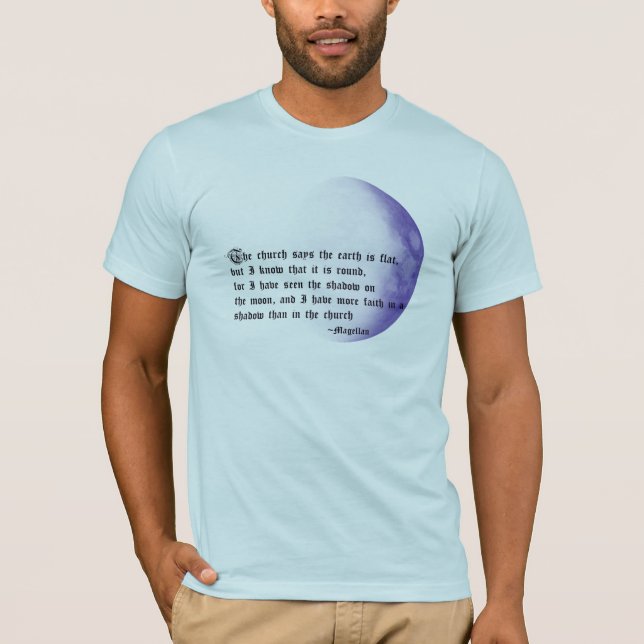 Ateistmåne Tee Shirt (Framsida)