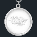 Ateistmoln Silverpläterat Halsband<br><div class="desc">För mer något liknande detta,  besök 

 och hundratals freethought för bläddrande och ateism-släkta släkta designer på tusentals anpassadeprodukter! 
  

 

 

 

  
 …, </div>