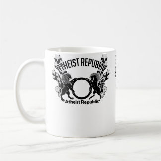Ateistrepublikens logotyp stjärnfall kaffemugg