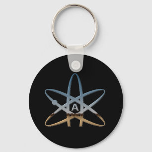 Ateistsymbol Keychain Nyckelring