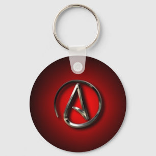 Ateistsymbol Keychain Nyckelring