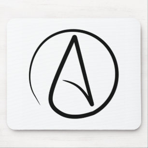 Ateistsymbol Mousepad Musmatta