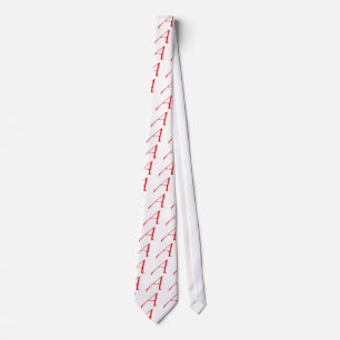 Ateistsymbol (rött A) Slips