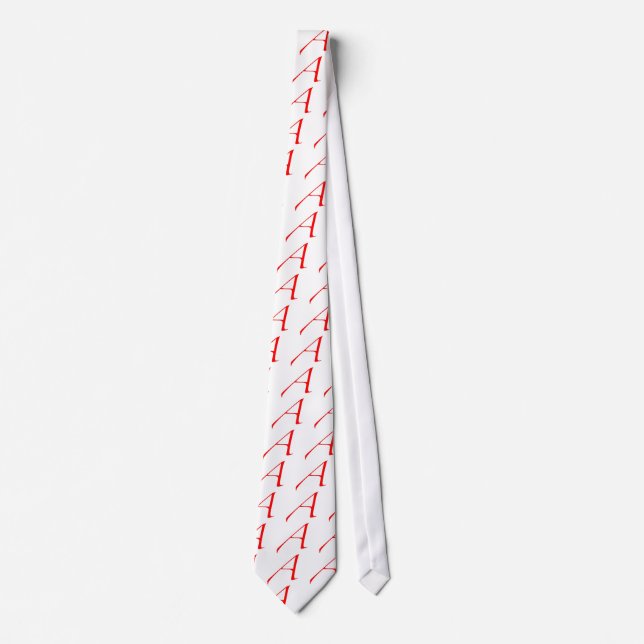 Ateistsymbol (rött A) Slips (Framsida)