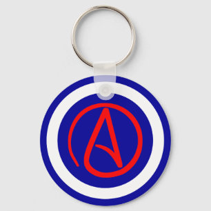 Ateistsymbolkeychain Nyckelring