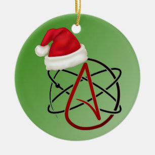 ateistträdprydnad julgransprydnad keramik