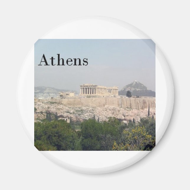 Aten Akropolis Magnet (Framsidan)