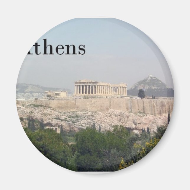Aten Akropolis Magnet (Framsidan)