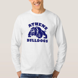 Aten Bulldog manar långärmad t-shirt