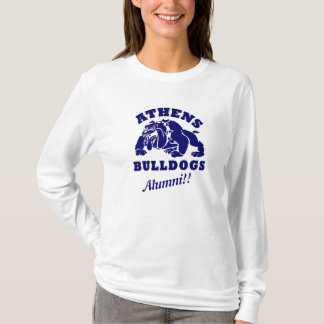 Aten Bullhund Alumni Kvinnors långärmad skjorta T Shirt