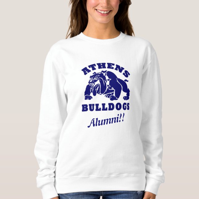 Aten Bullhund Alumni Kvinnors sötskjorta T Shirt (Framsida)