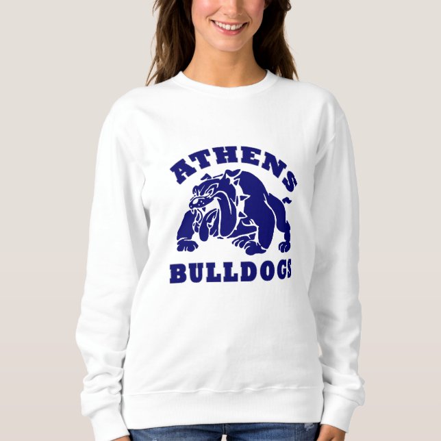 Aten Bullhund Kvinnors tröskel T Shirt (Framsida)