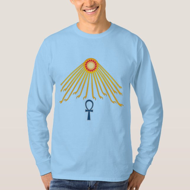 Aten - Egyptiska Gudom T Shirt (Framsida)