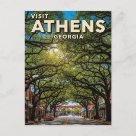 Aten Georgia Travel Vykort