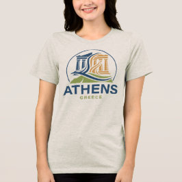 Atén Grekland Akropolis Parthenon T Shirt