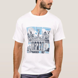 Aten Grekland Europa T Shirt