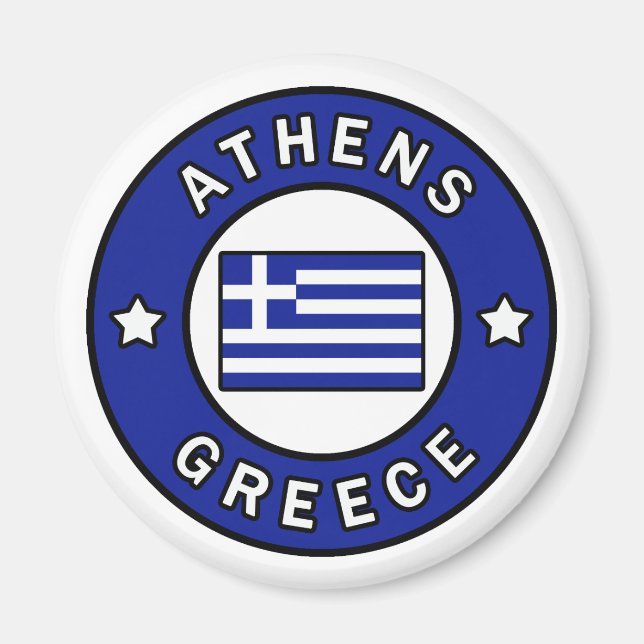 Aten Grekland Magnet (Framsidan)
