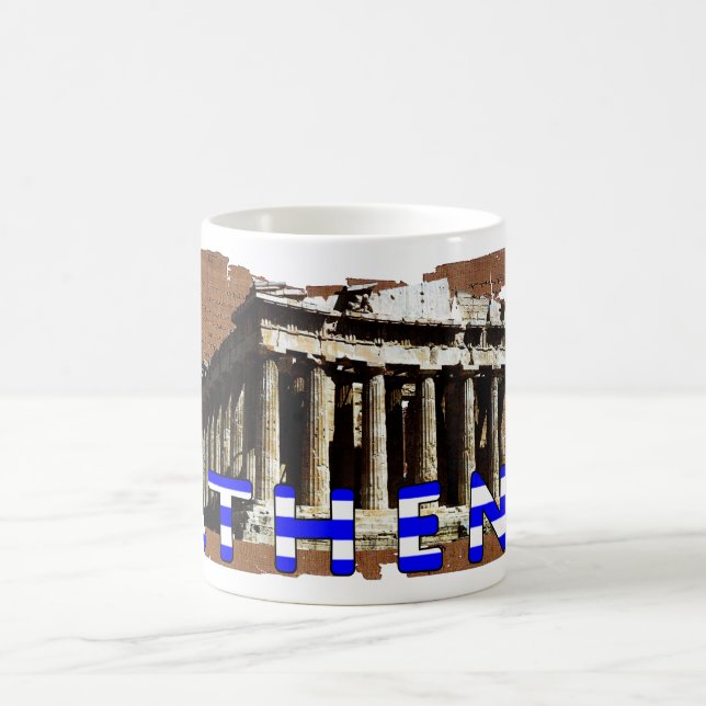 Aten Grekland Parthenon Kaffemugg (Center)
