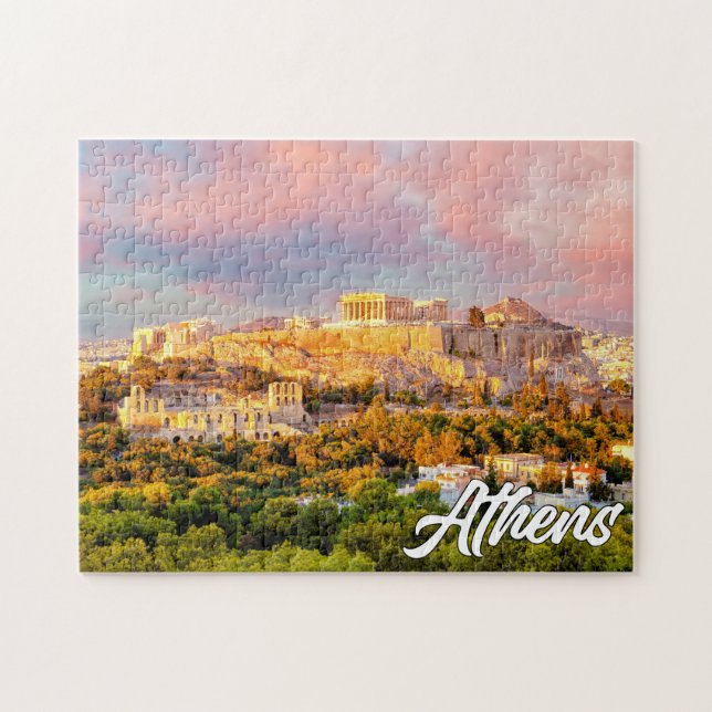 Aten, Grekland Pussel (Horisontell)
