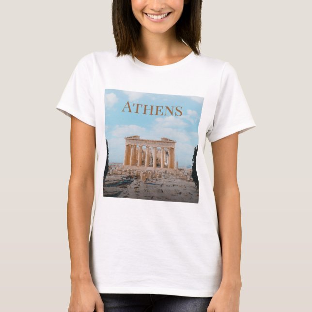 Aten Grekland T Shirt (Framsida)