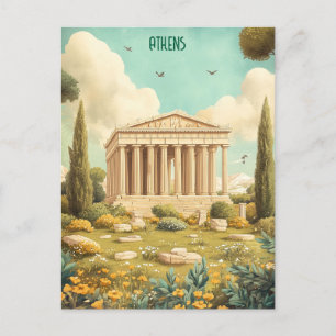 Aten Grekland Vykort