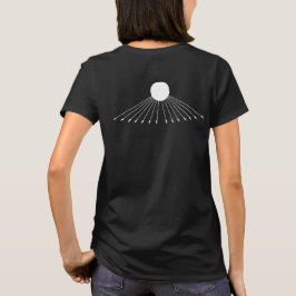 Aten Guds sanna symbol, kvinnans t-shirt på baksid