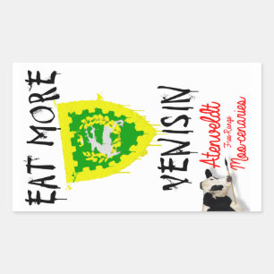 Aten Moocenaries Sticker Rektangulärt Klistermärke