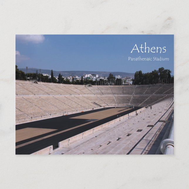 Aten Panathenaic Stadium vykort (Framsida)