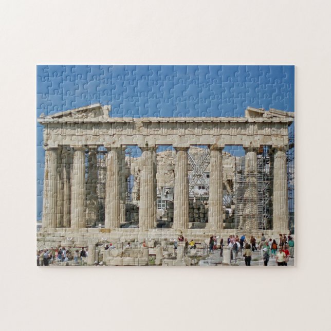 Aten Parthenon front view puzzle Pussel (Horisontell)