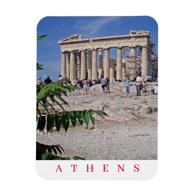 Aten Parthenon panoramasmagnet Magnet (Vertikal)