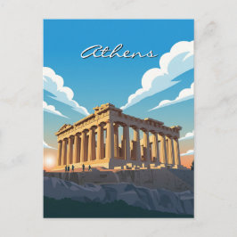 Aten Parthenon Vykort