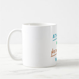 Aten - resekonst - Bilingual Travel Art Kaffemugg