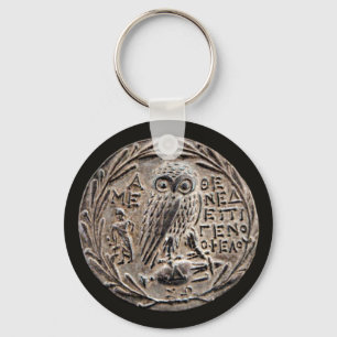Aten Silver Tetradrachm Nyckelring